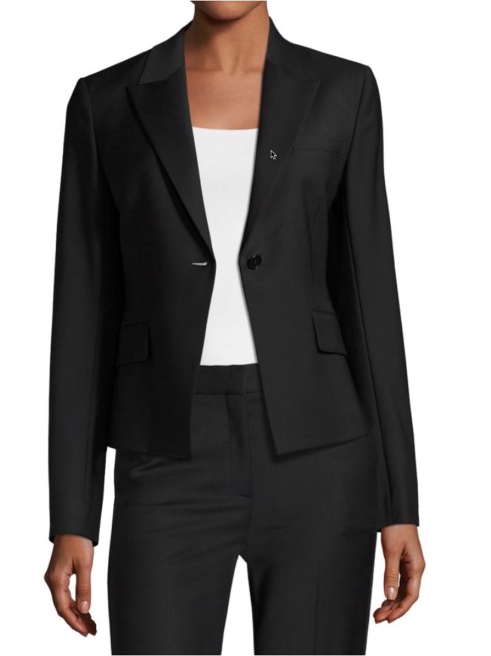 Theory Brince Classic Women's size 10 Black Tailored Blazer